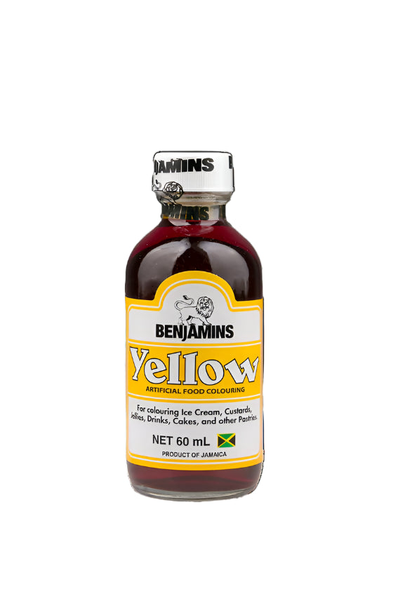 Benjamins Yellow Artificial Food Colouring, 60ml